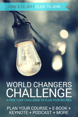 WORLD CHANGERS CHALLENGE PROMO CARD JOIN