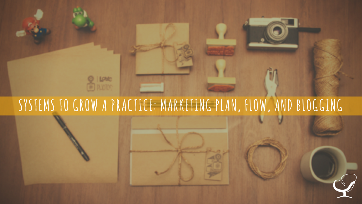 Systems to Grow a Practice: Marketing Plan, Flow, and Blogging