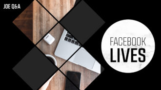 What content can you use for Facebook live?