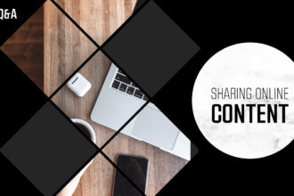 What is the correct way to share content online?