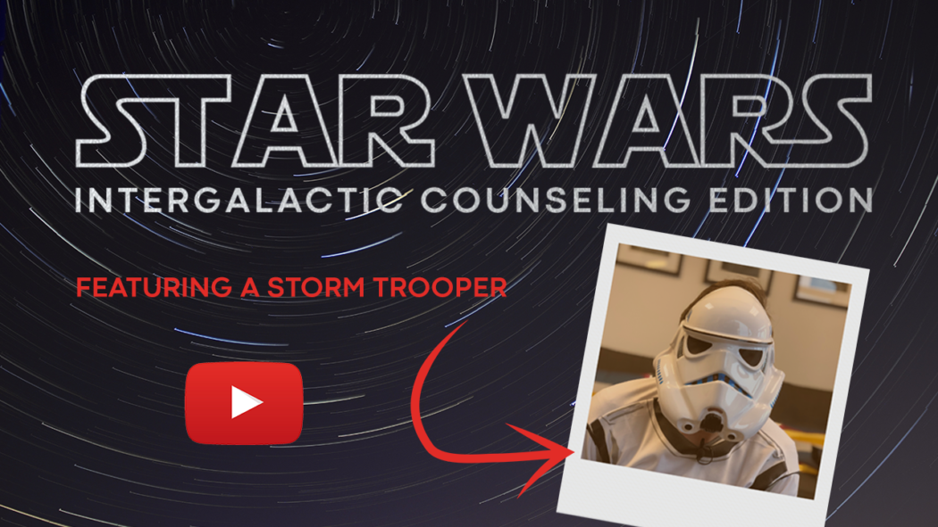 Star Wars Intergalactical Counseling Edition Featuring a Stormtrooper