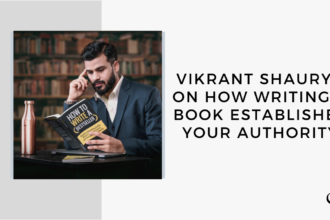 A photo of Vikrant Shaurya is captured. He is a best-selling author and the founder of BestsellingBook.com. Vikrant Shaurya speaks with Sam Carvalho on the Marketing A Practice Podcast about how writing a book establishes your authority.