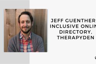 An image of Jeff Guenther is captured. Jeff Guenther is a therapist in Portland. Jeff is the creator and owner of Portland Therapy Center, a highly ranked therapist directory. Jeff is featured on the Faith in Practice Podcast, a therapist podcast.
