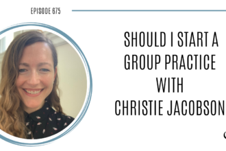 A photo of Christie Jacobson is captured. The mission behind Back to Good Counseling is to provide therapeutic and relational support to children, couples, individuals, and families. Christie Jacobson is featured on Practice of the Practice, a therapist podcast.