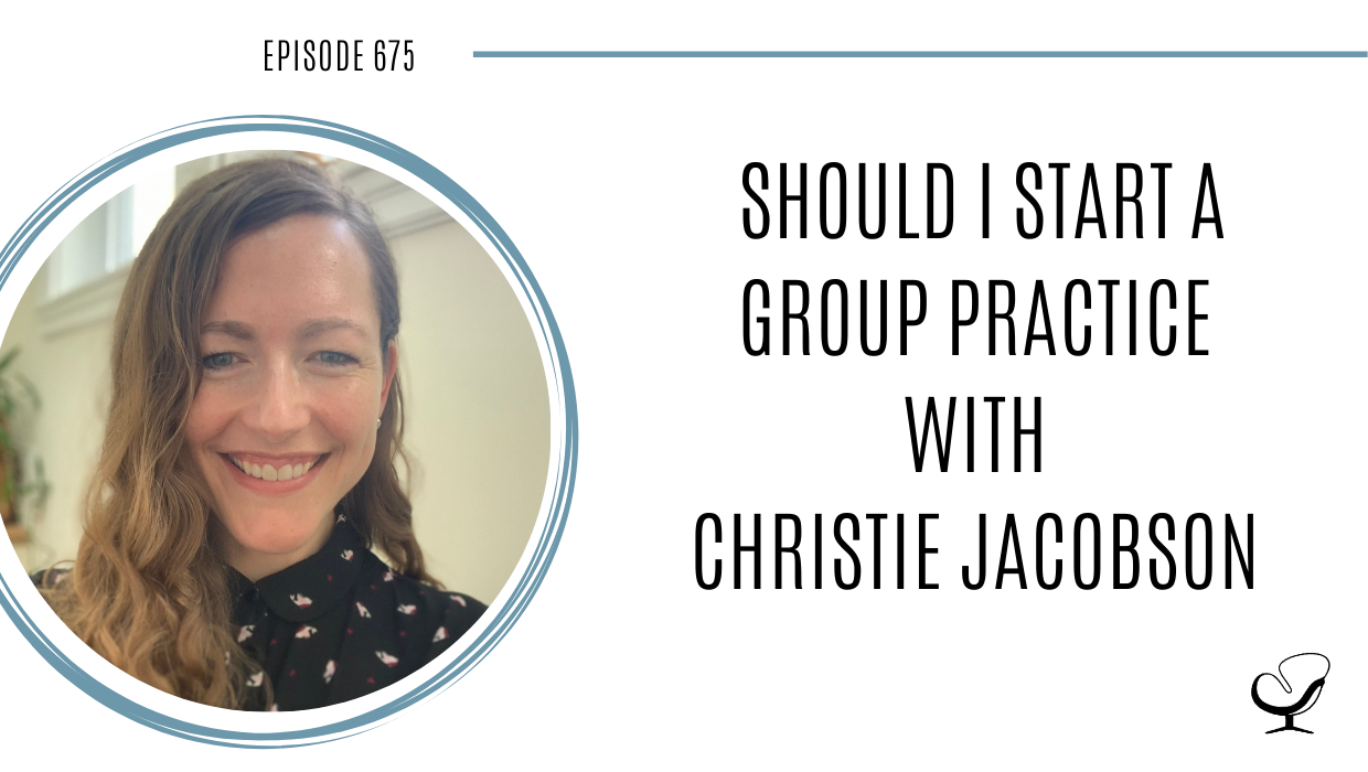 A photo of Christie Jacobson is captured. The mission behind Back to Good Counseling is to provide therapeutic and relational support to children, couples, individuals, and families. Christie Jacobson is featured on Practice of the Practice, a therapist podcast.