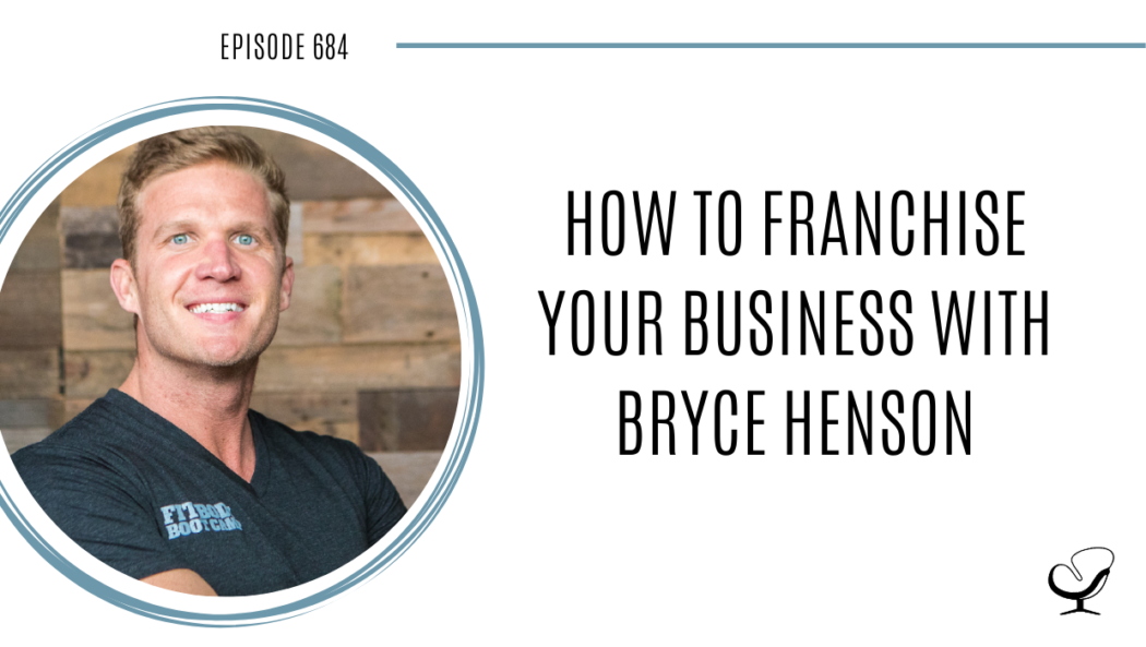 A photo of Bryce Henson is captured.Bryce Henson is CEO of Fit Body Boot Camp, the world's fastest-growing fitness boot camp franchise.. Bryce Henson is featured on Practice of the Practice, a therapist podcast.