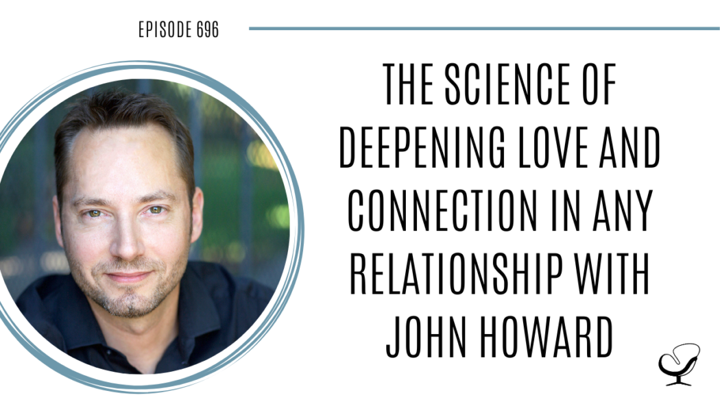 A photo of John Howard is captured. John Howard is featured on Practice of the Practice, a therapist podcast.