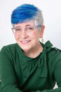 A photo of Wendela Whitcomb Marsh is captured. She is an award-winning author and board-certified behavior analyst specializing in autism. She is featured on the Practice of the Practice, a therapist podcast.