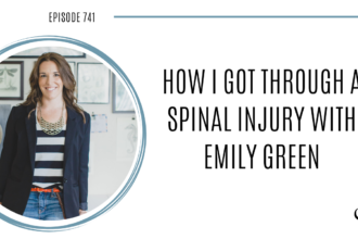 A photo of Emily Green is captured. She is an EMDR trained therapist. Emily is featured on the Practice of the Practice, a therapist podcast.