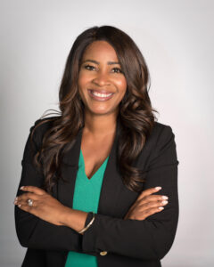 A photo of Dr. Chinwé Williams is captured. She is the founder and owner of Meaningful Solutions Counseling & Consulting. She is a Licensed Professional Counselor (LPC), a Board Certified Counselor and a Counselor Educator & Supervisor. Dr Williams is featured on the Practice of the Practice, a therapist podcast.