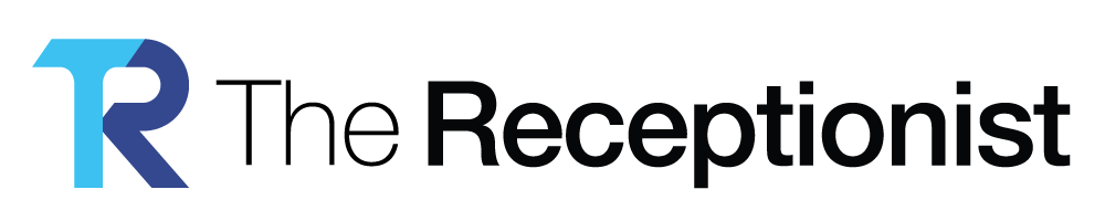 A photo of the podcast sponsor, The Receptionist, is captured. They provide a simple, inexpensive way to allow your clients to discreetly check-in, to notify providers of a patient’s arrival, and to ensure your front lobby is stress-free. 