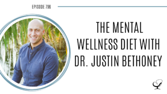 A photo of Dr. Justin Bethoney is captured. He is a psychiatrist and author. Dr. Justin is featured on the Practice of the Practice, a therapist podcast.