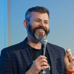 A photo of Steve Turney is captured. He is the Executive Director of the Mental Health Marketing Conference. Steve is featured on the Practice of the Practice, a therapist podcast.