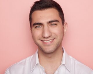 A photo of Farzad Rashidi is captured. He is the lead innovator at Respona, the link-building outreach platform that helps businesses increase their organic traffic from Google. Farzad is featured on the Practice of the Practice, a therapist podcast.